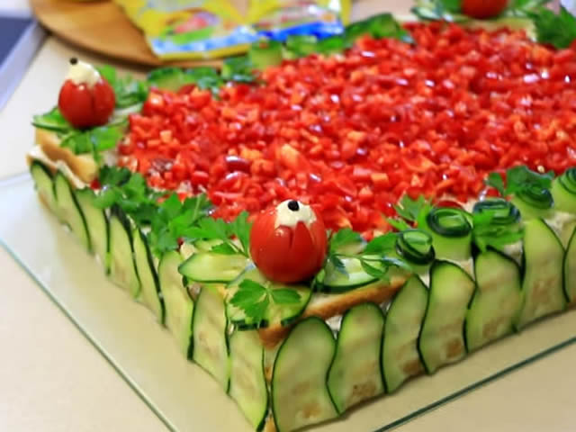 Slana Torta S Tost Hlebom I Povrćem Creativabox