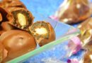 Urme punjene bademima sa prelivom od čokolade – brzo i ukusno