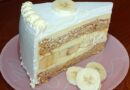 Banana torta – Sočna, osvežavajuća torta