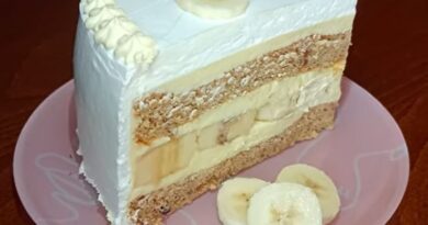 Banana torta – Sočna, osvežavajuća torta