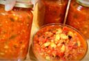CARSKA SALATA  – paradajz, paprike, pasulj u savršenom spoju – recept za zimnicu