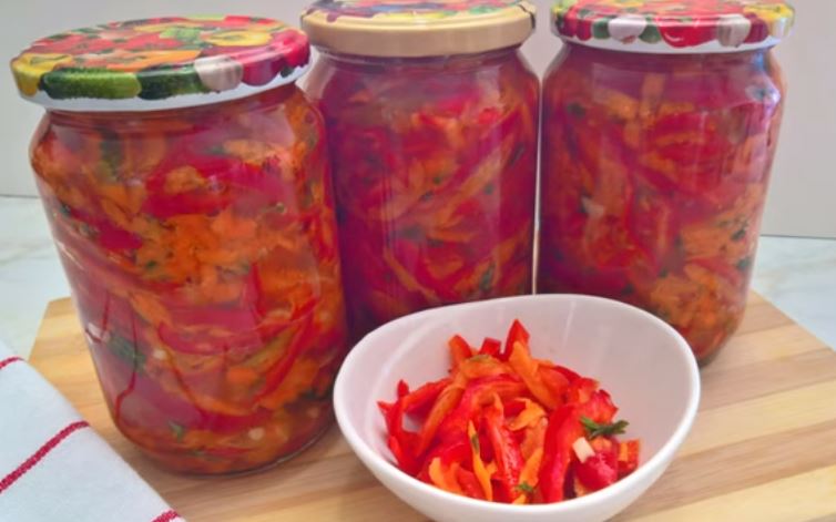 Salata od paprike i šargarepe – Zimnica bez konzervansa – Creativabox