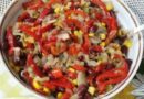 Meksička posna salata –  koja se može poslužiti kao glavno jelo ili predjelo