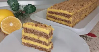 LIMUN ŠNIT TORTA SA ORASIMA – Recept koji morate isprobati!