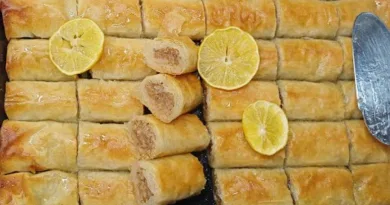 Fantastična rolovana baklava sa orasima i pšeničnim grizom