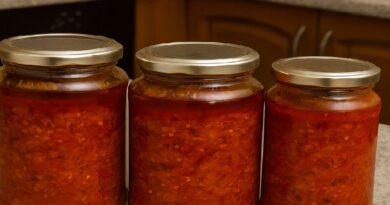 Domaći Ajvar – Recept od 8 kg Paprika i 3 kg Patlidžana