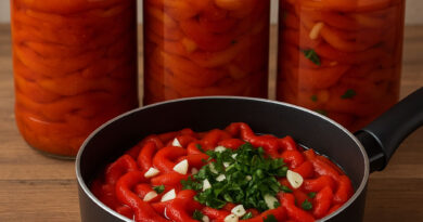 Cepkane paprike sa lukom – tradicionalni recept