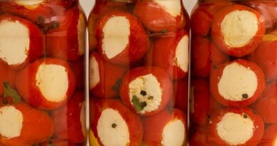 Cherry papričice sa feta sirom – zimnica puna ukusa