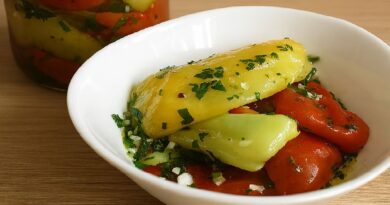 Lučena paprika – brza i jednostavna salata od pečenih paprika