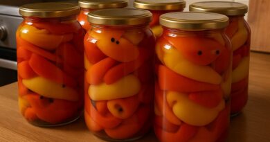 Kisele paprike sa medom – savršen recept za zimnicu