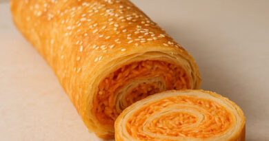 Posni slani rolat – jednostavan i ukusan recept sa korama za pitu