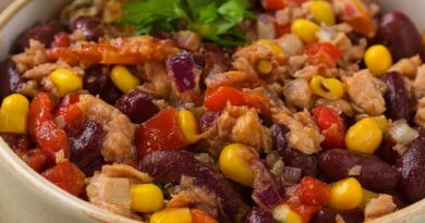 Posna salata sa pasuljem i tunjevinom – brza i ukusna